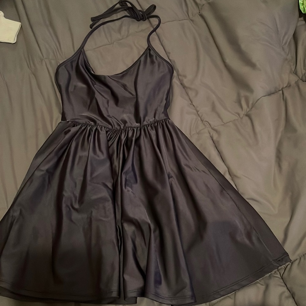 Grey Dress.